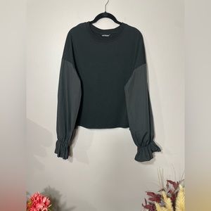 Black Preppy Sweatshirt